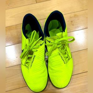 Neon Green Phantom Indoor Cleats